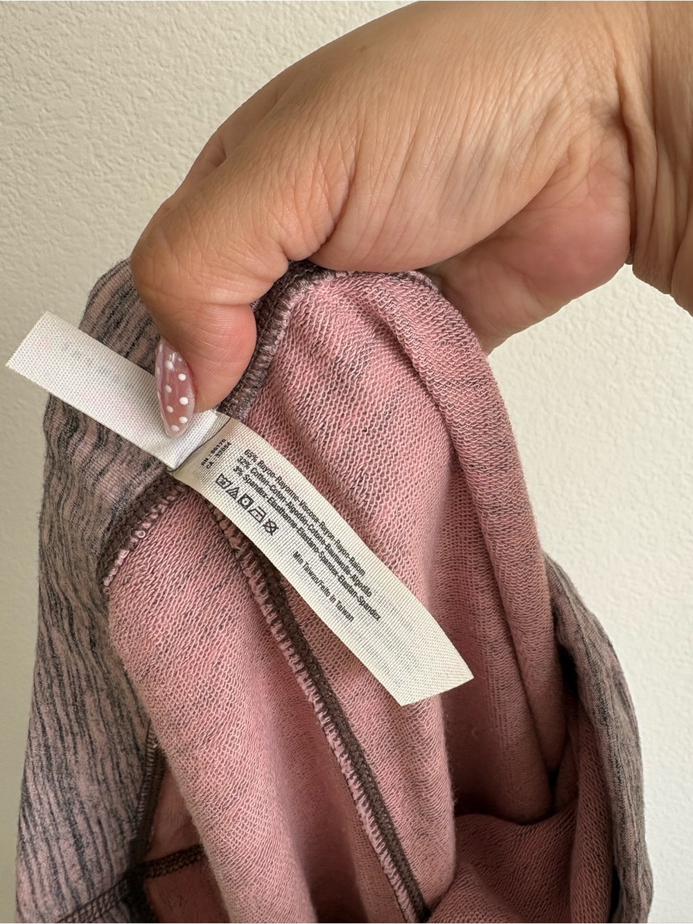 FP Movement by Free People Pink Marled Track Joggers with Knee Panels - Picture 6 of 6
